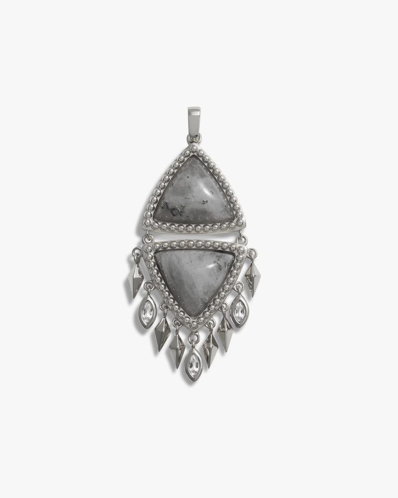 Awe Inspired Pendants Sterling Silver Labradorite Wind Chime Pendant