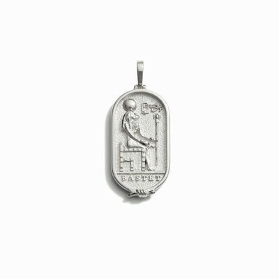 Awe Inspired Pendants Sterling Silver / Large Bastet Tablet