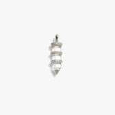 Awe Inspired Pendants Sterling Silver / Large Manifestation Crystal Amulet