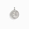 Awe Inspired Pendants Sterling Silver / Large Moonstone Eclipse Amulet