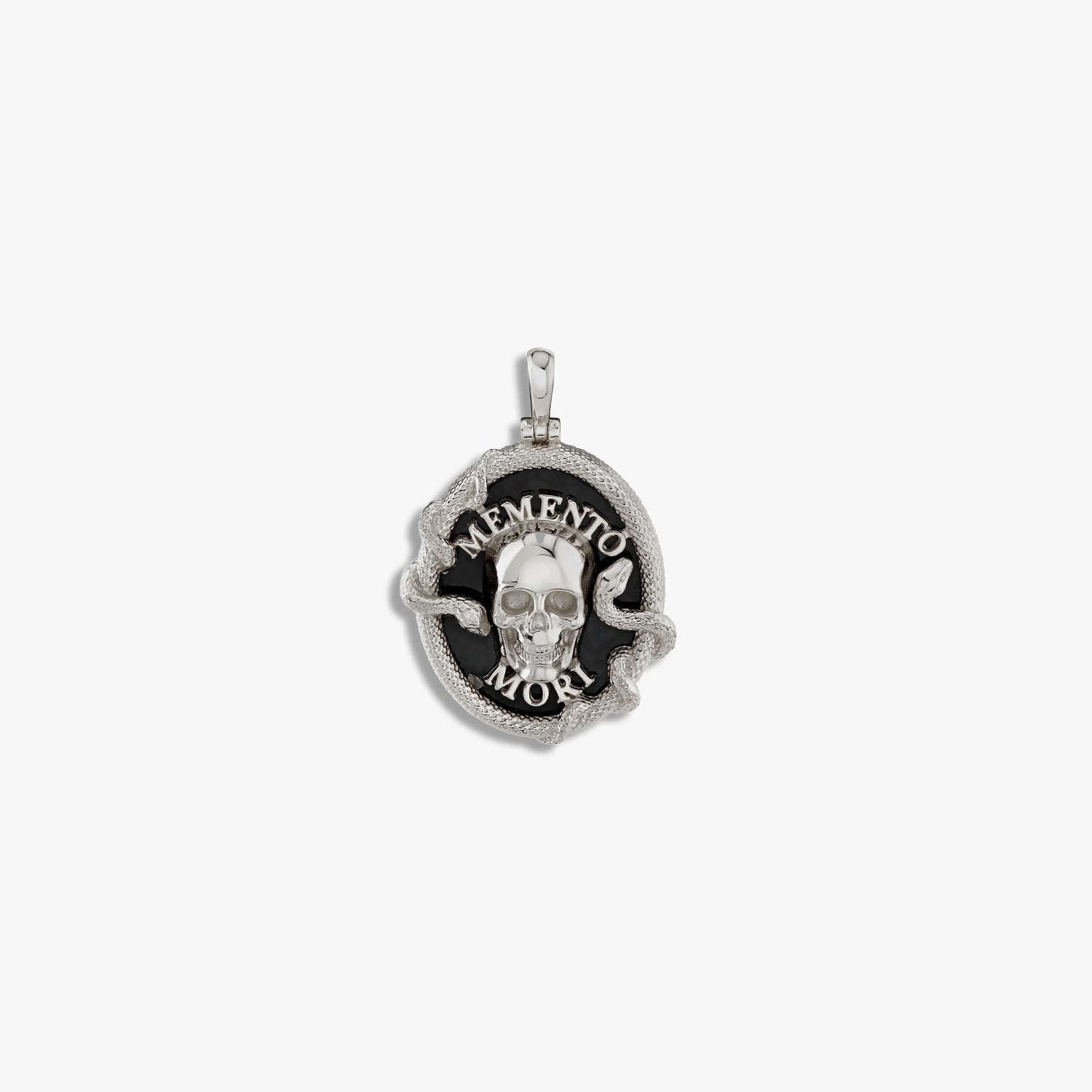 Awe Inspired Pendants Sterling Silver Memento Mori Pendant