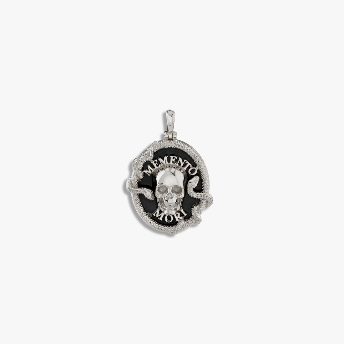 Awe Inspired Pendants Sterling Silver Memento Mori Pendant