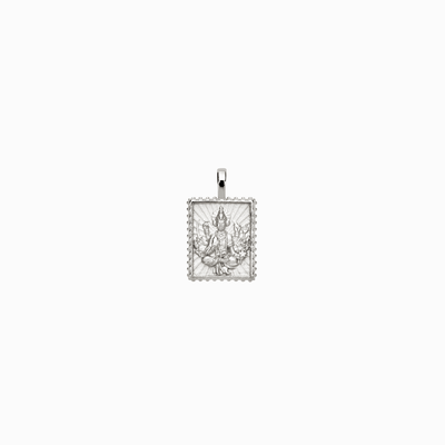 Awe Inspired Pendants Sterling Silver / Mini Durga Tablet