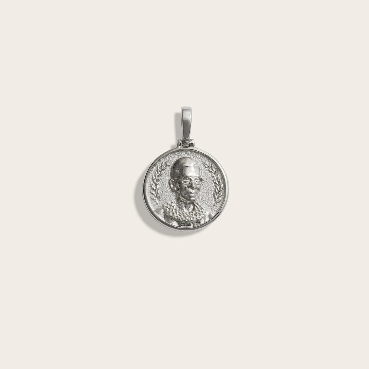 Awe Inspired Pendants Sterling Silver / Mini Mini Ruth Bader Ginsburg Pendant