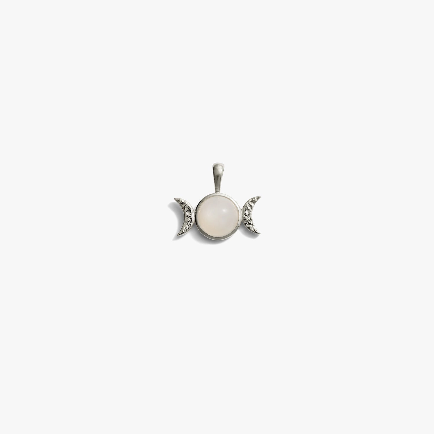 Awe Inspired Pendants Sterling Silver / Mini Mini Triple Moon Amulet