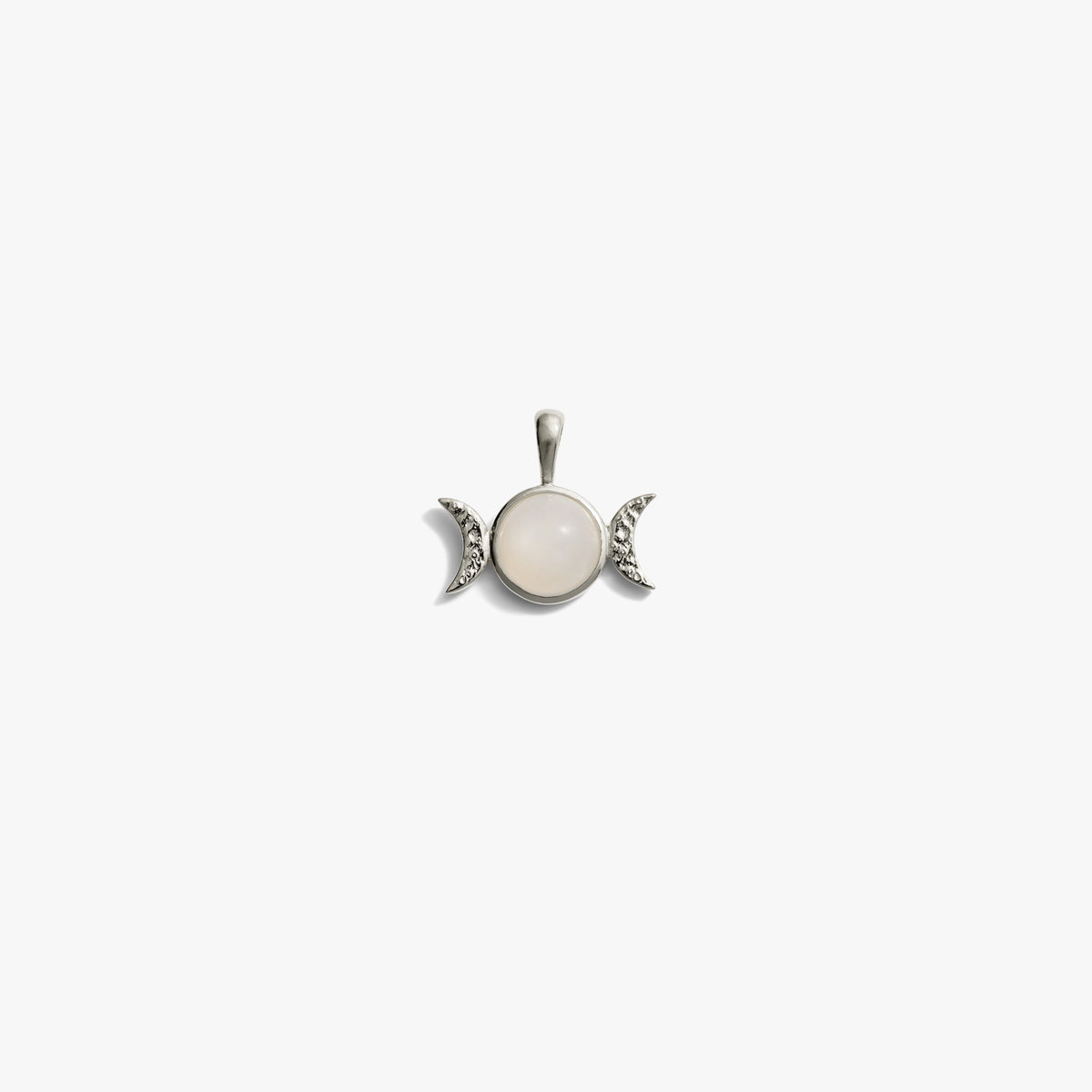 Awe Inspired Pendants Sterling Silver / Mini Mini Triple Moon Amulet