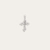 Awe Inspired Pendants Sterling Silver / Mini Pearl Cross Amulet
