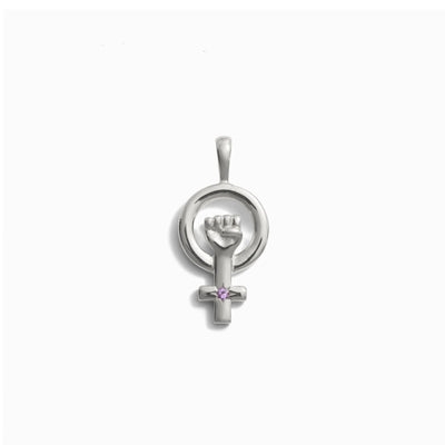 Awe Inspired Pendants Sterling Silver / Mini Woman Power Amulet