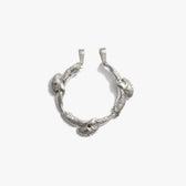 Awe Inspired Pendants Sterling Silver Raven Halo