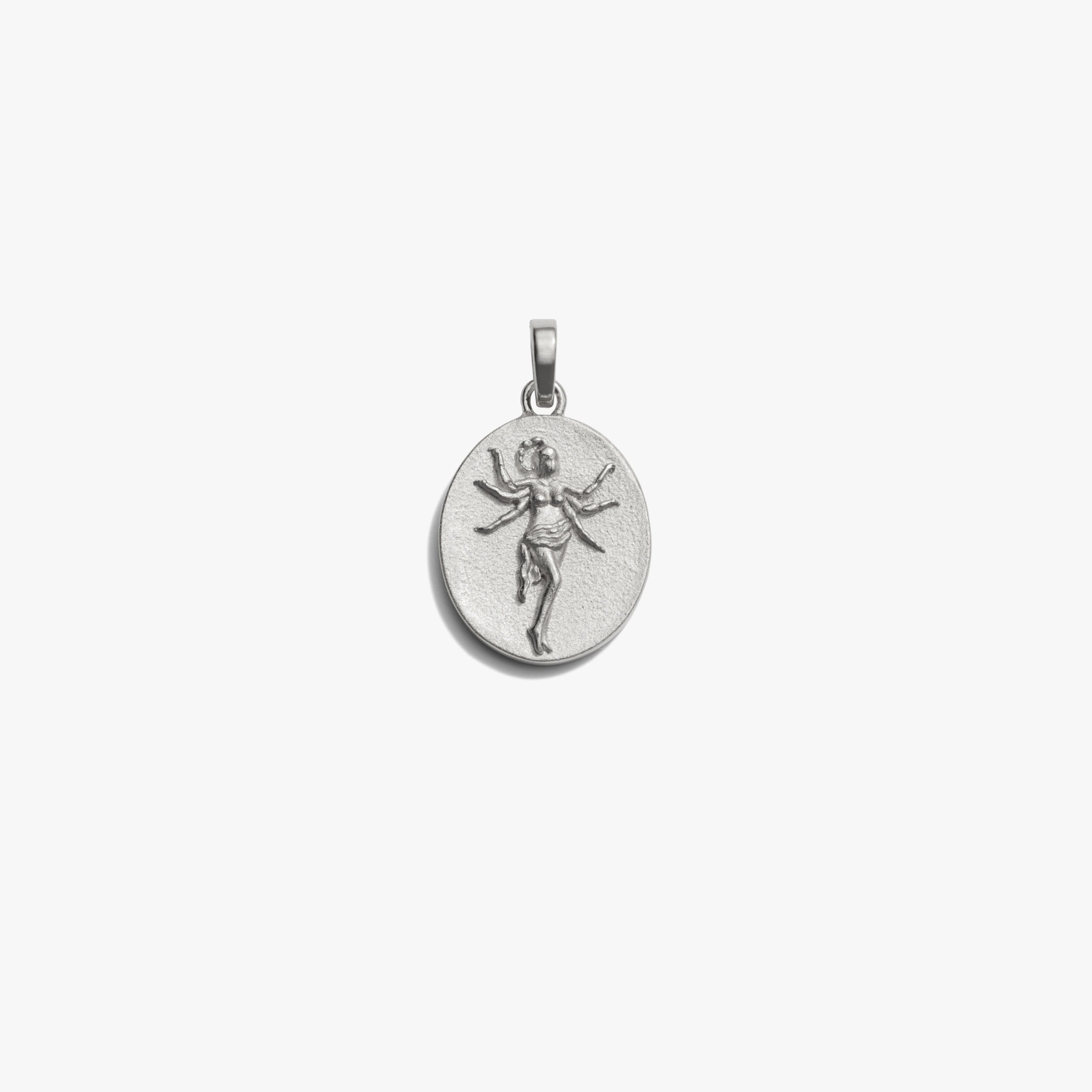 Awe Inspired Pendants Sterling Silver / Scorpio / Standard Zodiac Goddess Pendant