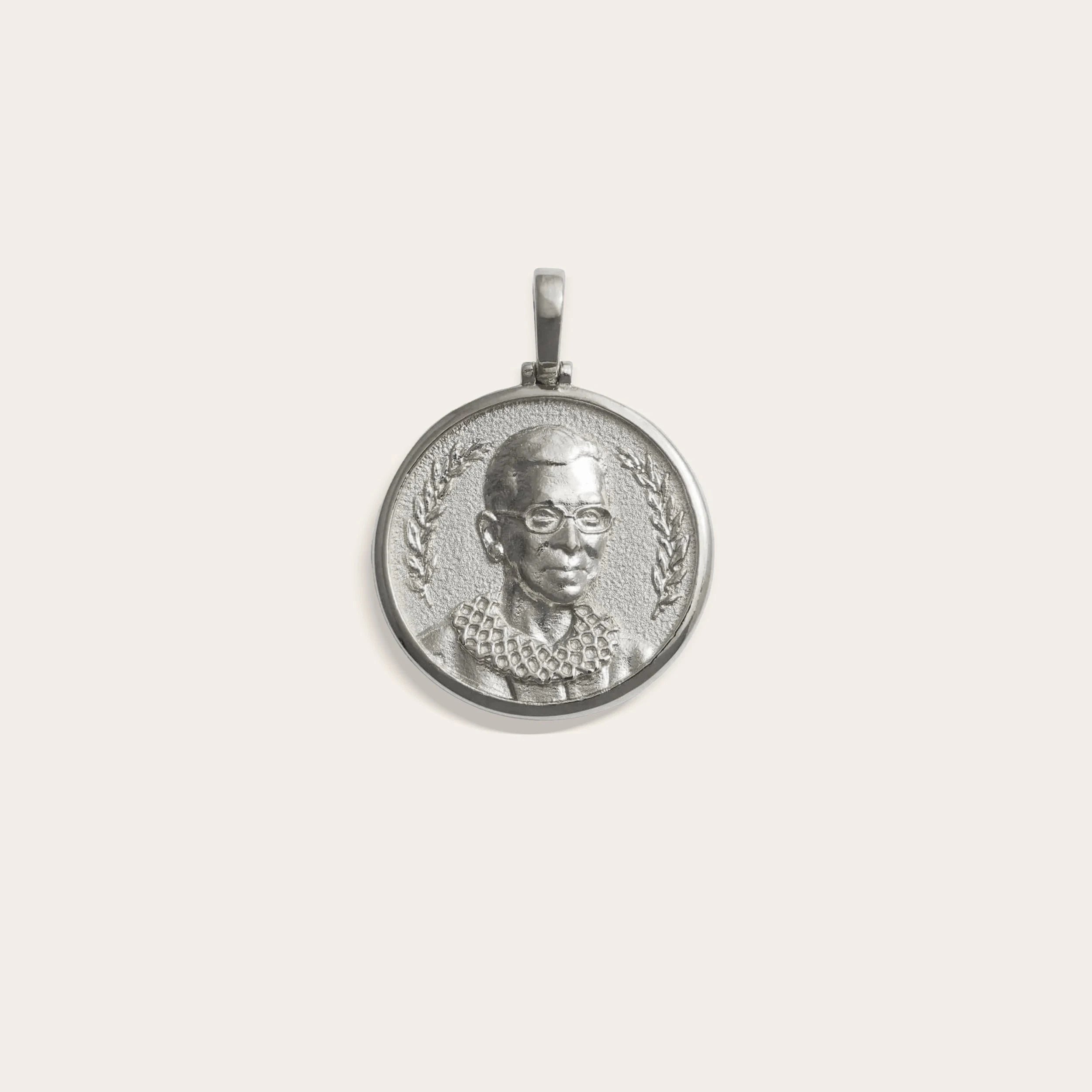 Awe Inspired Pendants Sterling Silver / Standard Ruth Bader Ginsburg Pendant