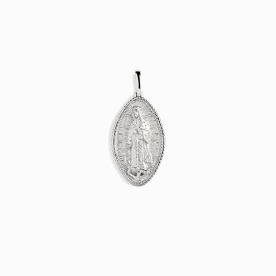 Awe Inspired Pendants Sterling Silver / Standard Virgen de Guadalupe Pendant