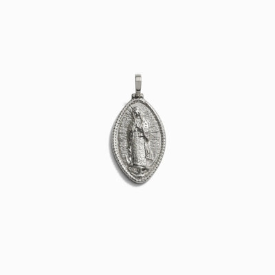 Awe Inspired Pendants Sterling Silver / Standard Virgen de Guadalupe Pendant