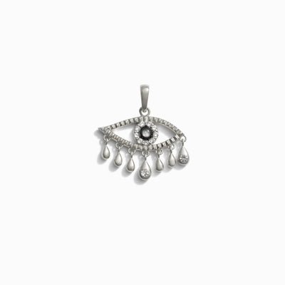 Awe Inspired Pendants Sterling Silver Third Eye Amulet