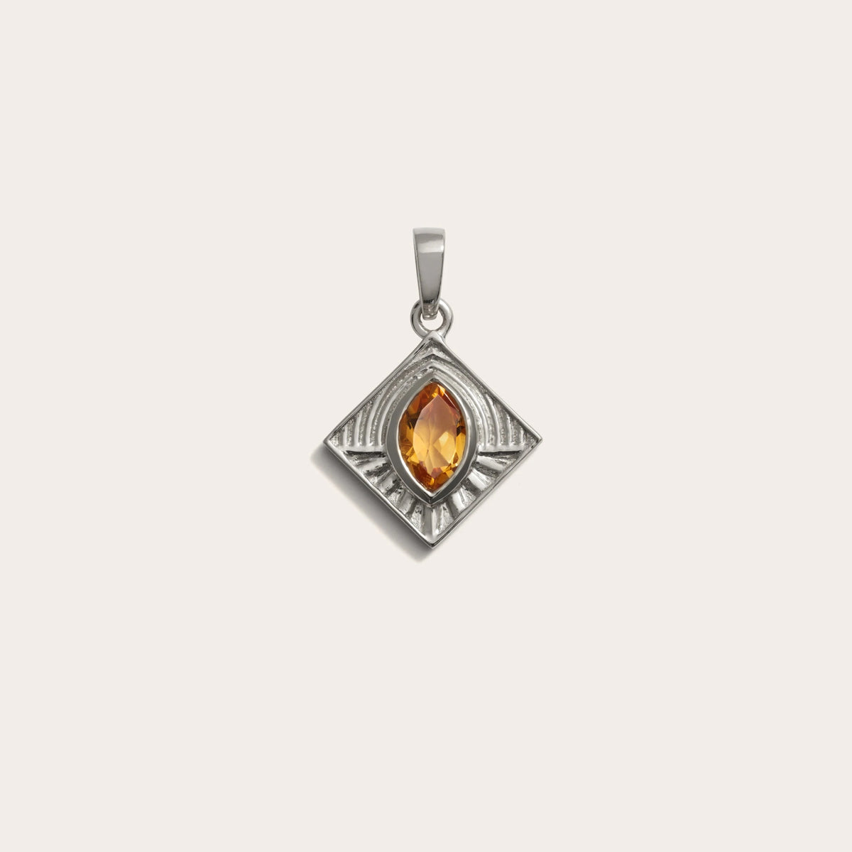 Awe Inspired Pendants Sterling Silver / Yellow Citrine Yellow Citrine Aura Pendant