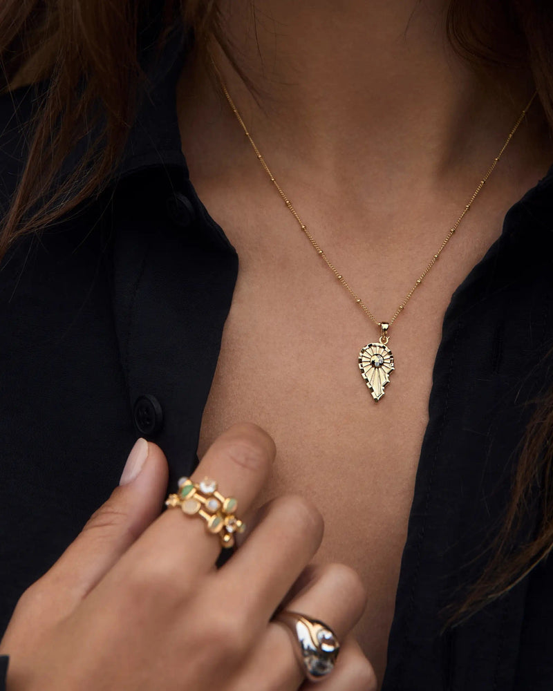 Awe Inspired Pendants Sun & Moon Friendship Amulets