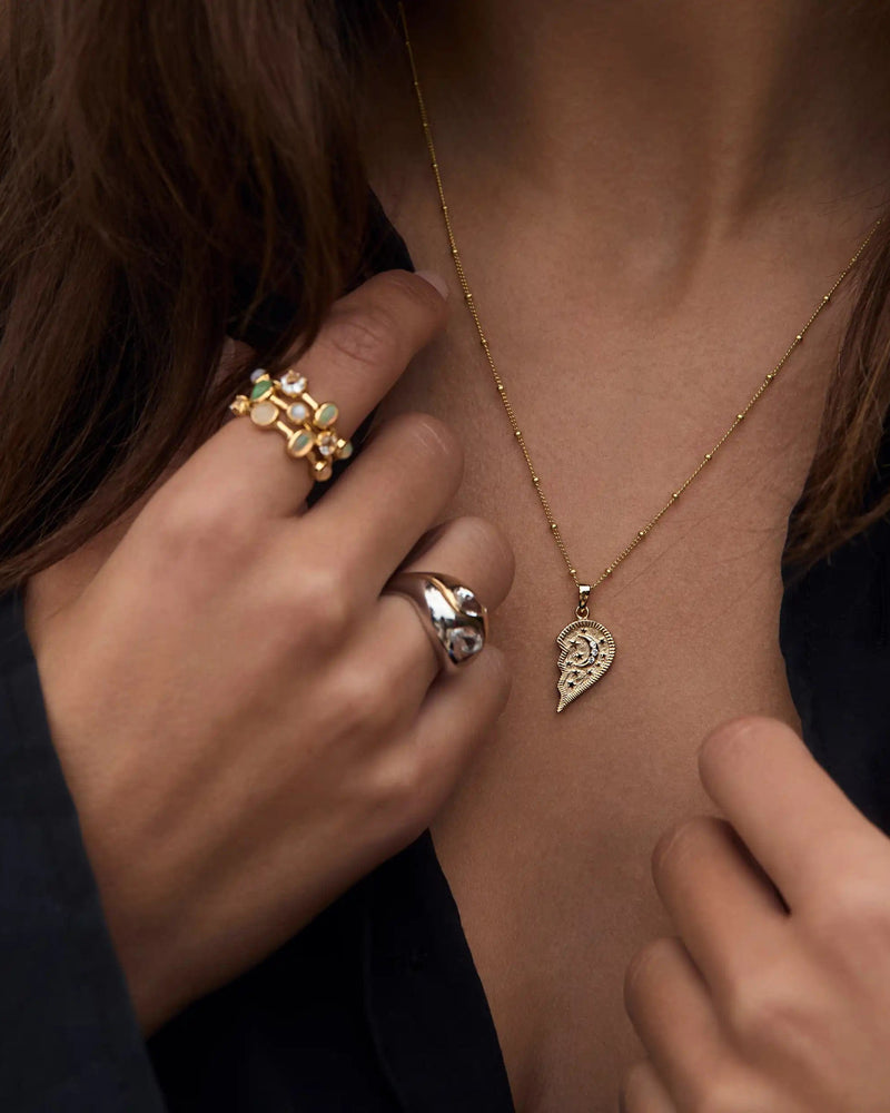 Awe Inspired Pendants Sun & Moon Friendship Amulets