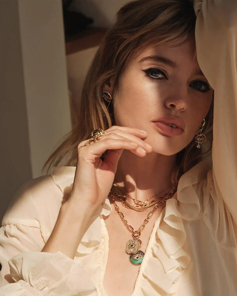 Awe Inspired Pendants Third Eye Coin Pendant