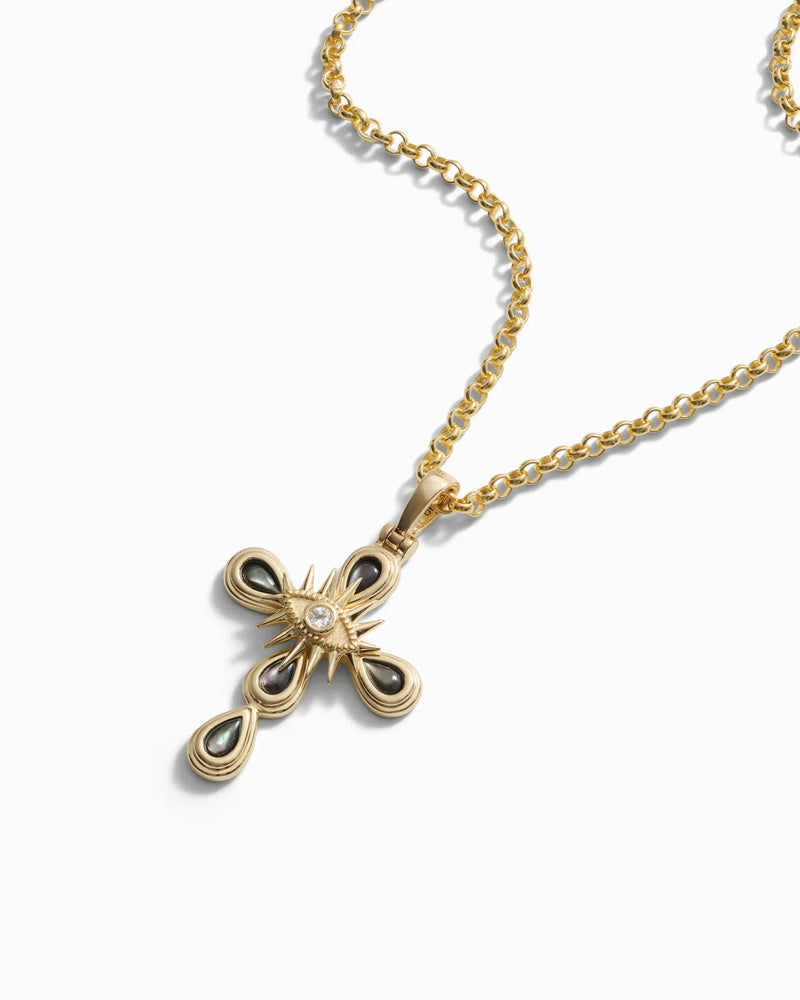 Awe Inspired Pendants Third Eye Cross Amulet