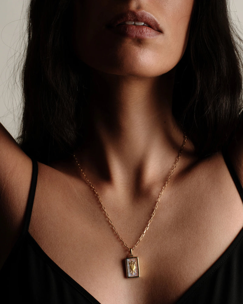 Awe Inspired Pendants Three of Swords