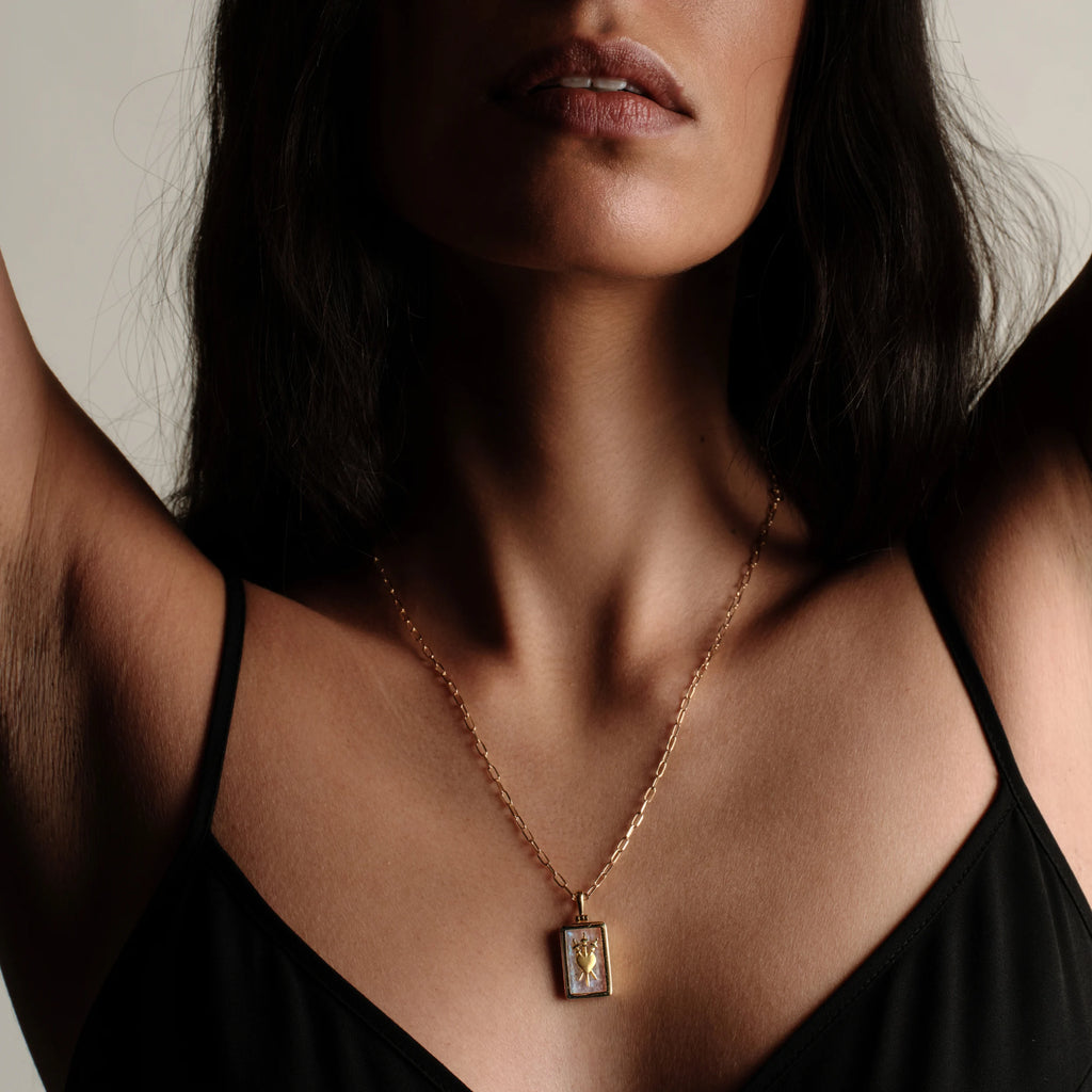 Awe Inspired Pendants Three of Swords