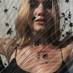 Awe Inspired Pendants Tourmaline Stag Amulet