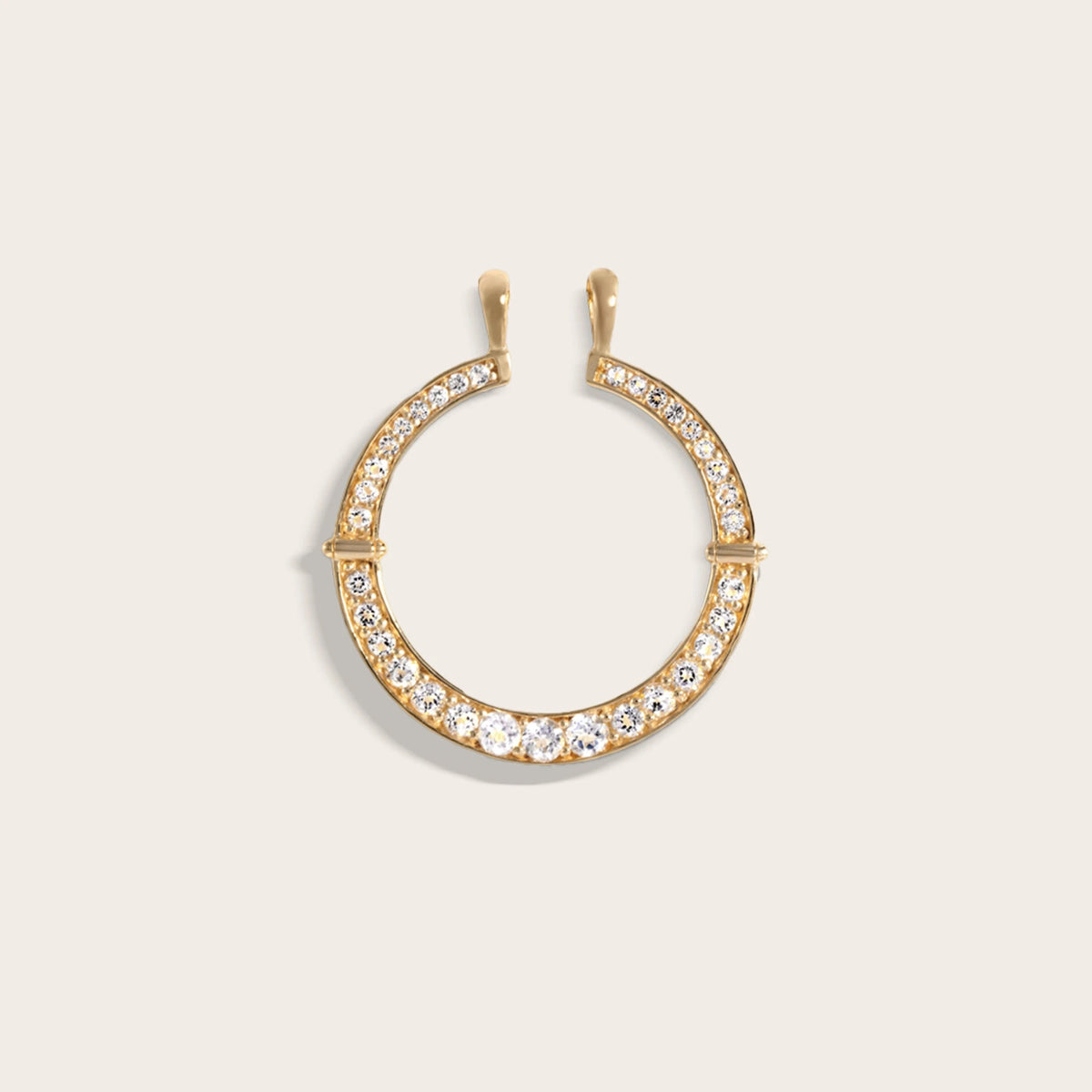 Awe Inspired Pendants White Topaz Goddess Halo