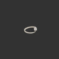 Awe Inspired Ring 14K White Gold / White Diamond / 6 Horseshoe Nail Ring