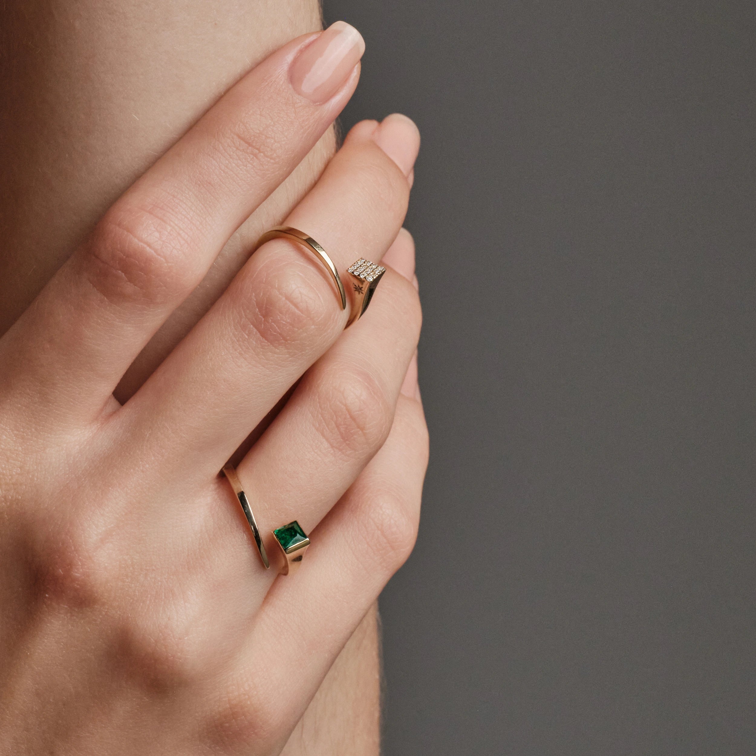 Awe Inspired Ring Horseshoe Nail Ring