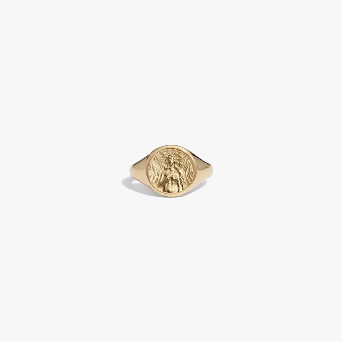 Awe Inspired Rings 14K Gold Vermeil / 4 Aphrodite Signet Ring