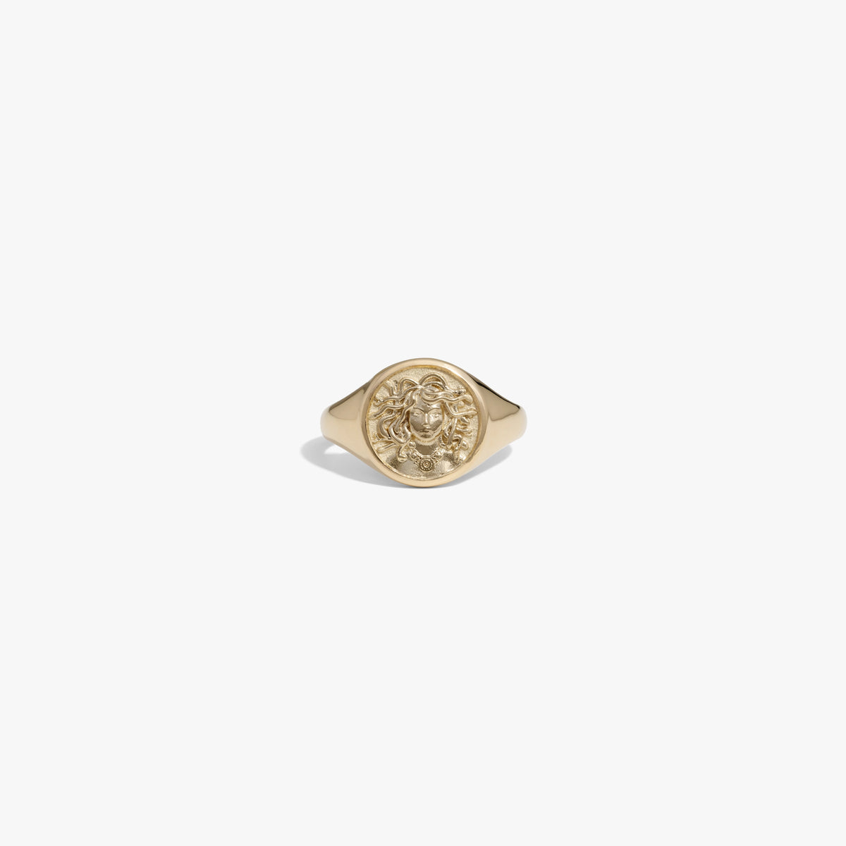 Awe Inspired Rings 14K Gold Vermeil / 4 Medusa Signet Ring