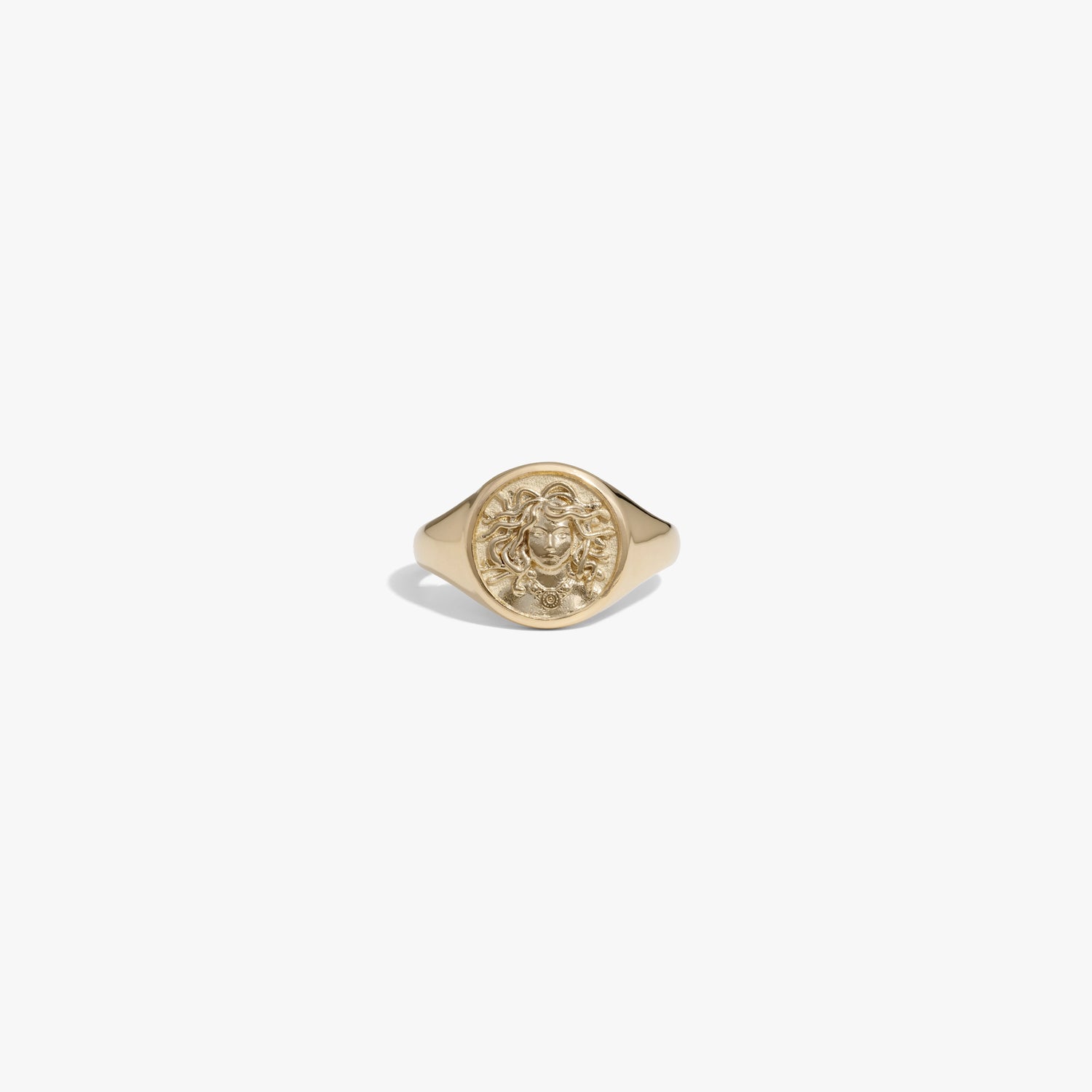 Product image of Awe Inspired Rings 14K Gold Vermeil / 4 Medusa Signet Ring