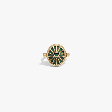 Capricorn & Earth Flip Ring