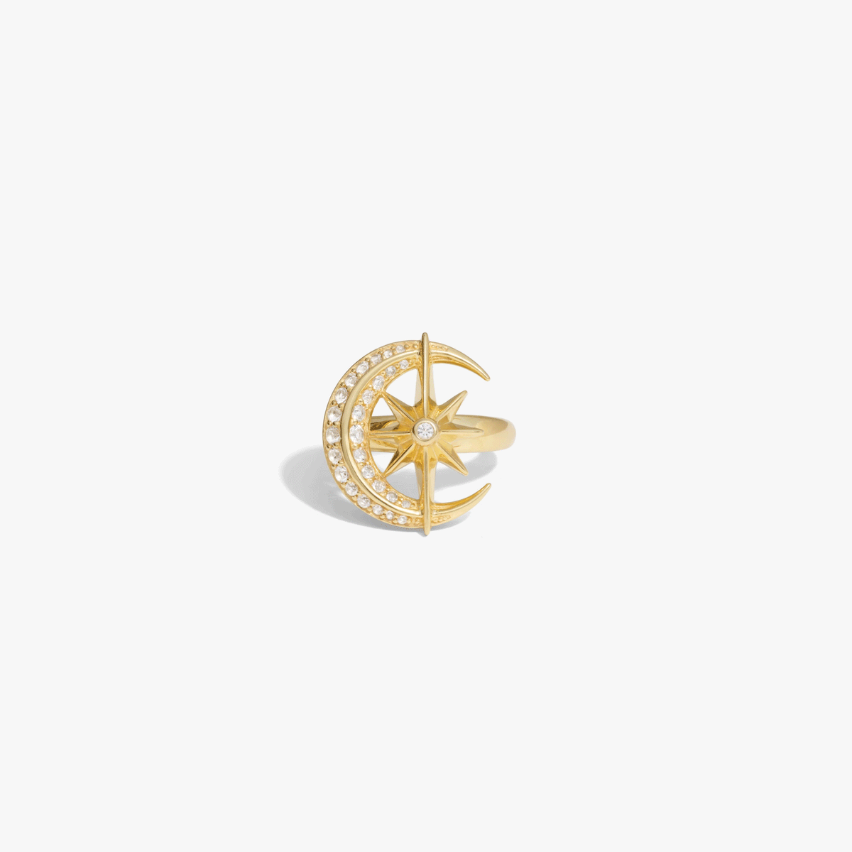 Awe Inspired Rings 14K Gold Vermeil / 5 Cosmic Meditation Ring
