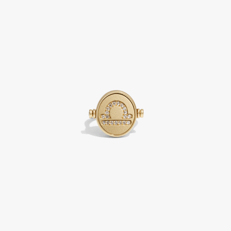 Libra & Air Flip Ring