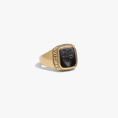 Awe Inspired Rings 14K Gold Vermeil / 6 Anatomical Heart Signet Ring