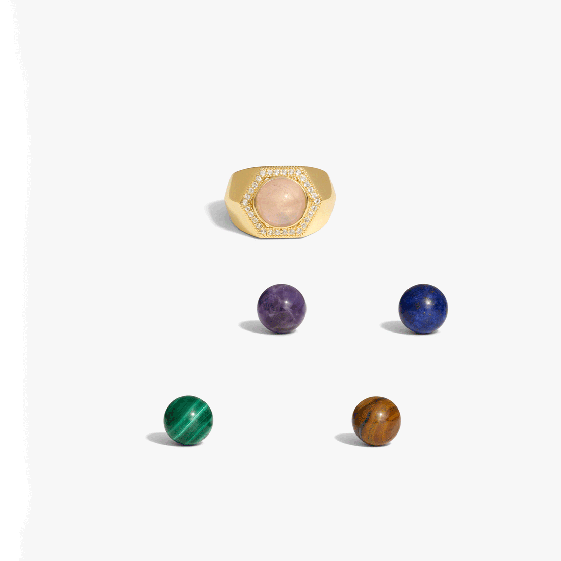 Awe Inspired Rings 14K Gold Vermeil / 6 Orbis Ring