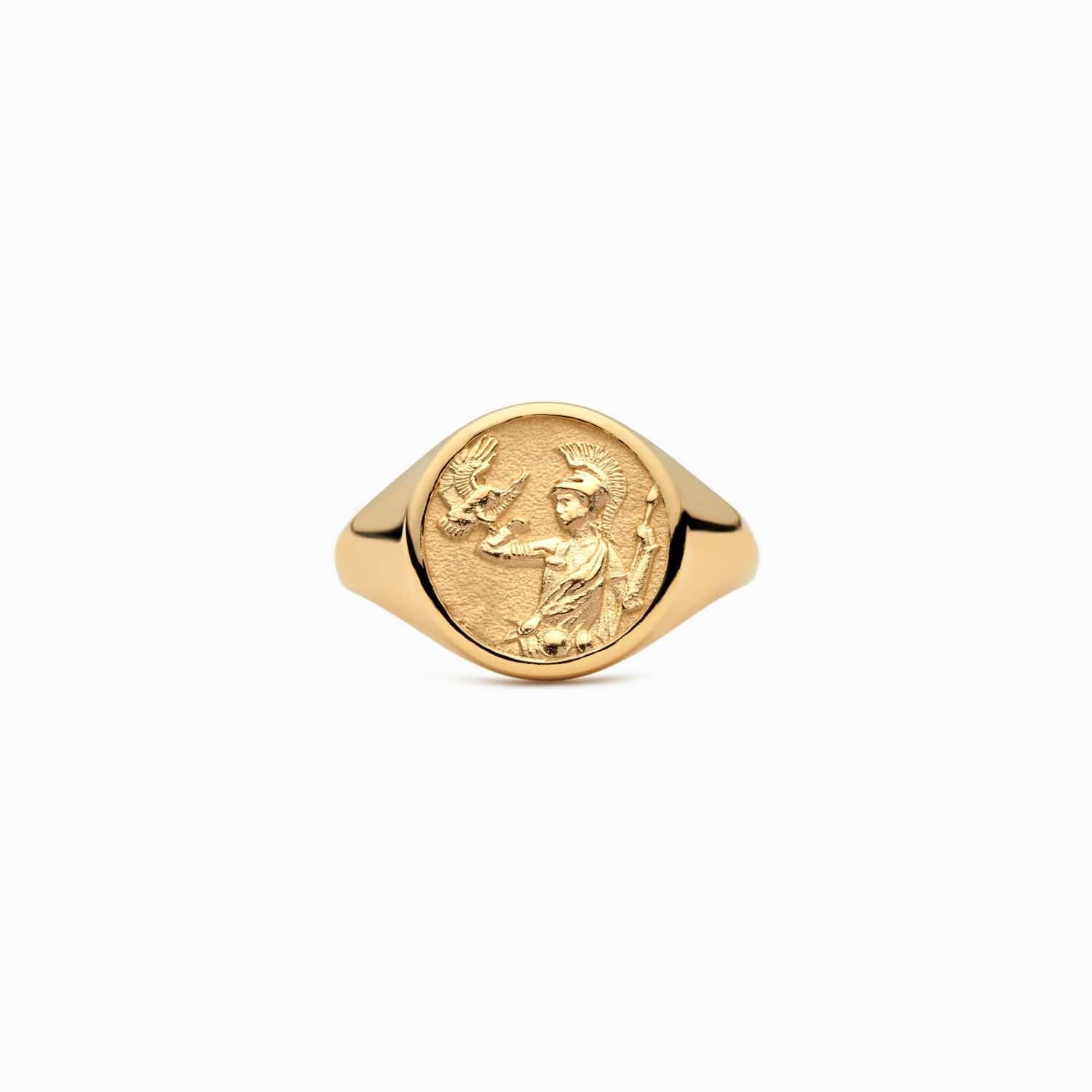 Product image of Awe Inspired Rings 14K Yellow Gold Vermeil / 4 Athena Signet Ring