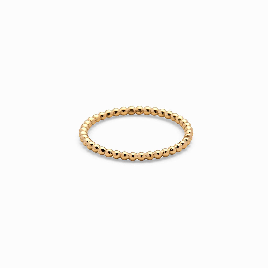 Awe Inspired Rings 14K Yellow Gold Vermeil / 4 Bead Ring