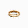 Awe Inspired Rings 14K Yellow Gold Vermeil / 4 Diamond Twist Ring