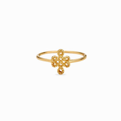 Awe Inspired Rings 14K Yellow Gold Vermeil / 4 Infinity Knot Ring