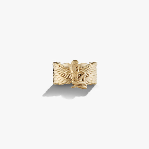 Awe Inspired Rings 14K Yellow Gold Vermeil / 4 Isis Ring
