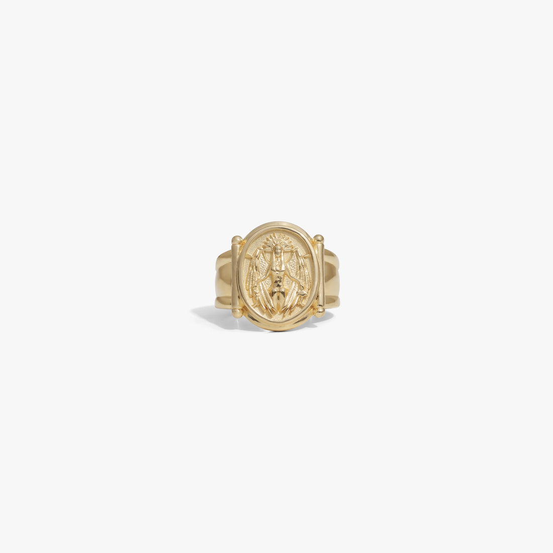 Awe Inspired Rings 14K Yellow Gold Vermeil / 4 Lilith Signet Ring