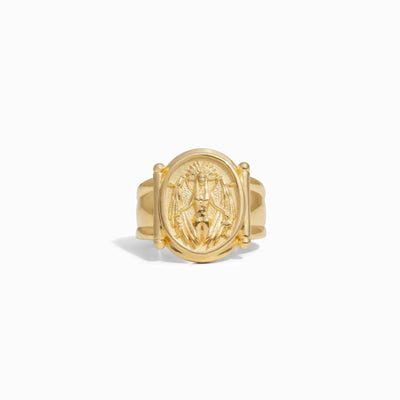 Awe Inspired Rings 14K Yellow Gold Vermeil / 4 Lilith Signet Ring