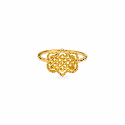 Awe Inspired Rings 14K Yellow Gold Vermeil / 4 Love Knot Ring