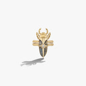 Awe Inspired Rings 14K Yellow Gold Vermeil / 5 Labradorite Beetle Ring