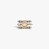 Awe Inspired Rings 14K Yellow Gold Vermeil / 5 Oracle Stacking Ring Set