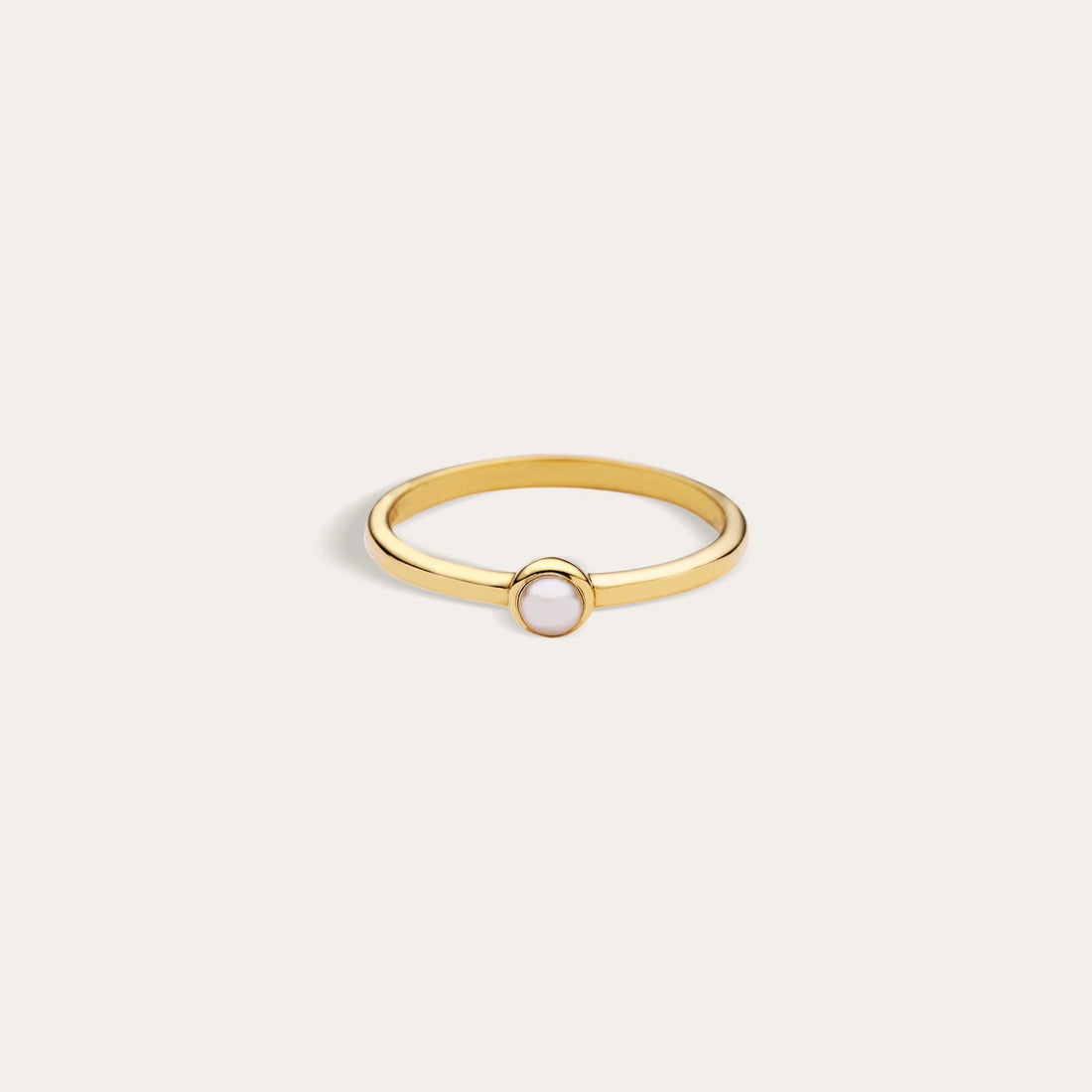 Awe Inspired Rings 14K Yellow Gold Vermeil / 5 Pearl Ring