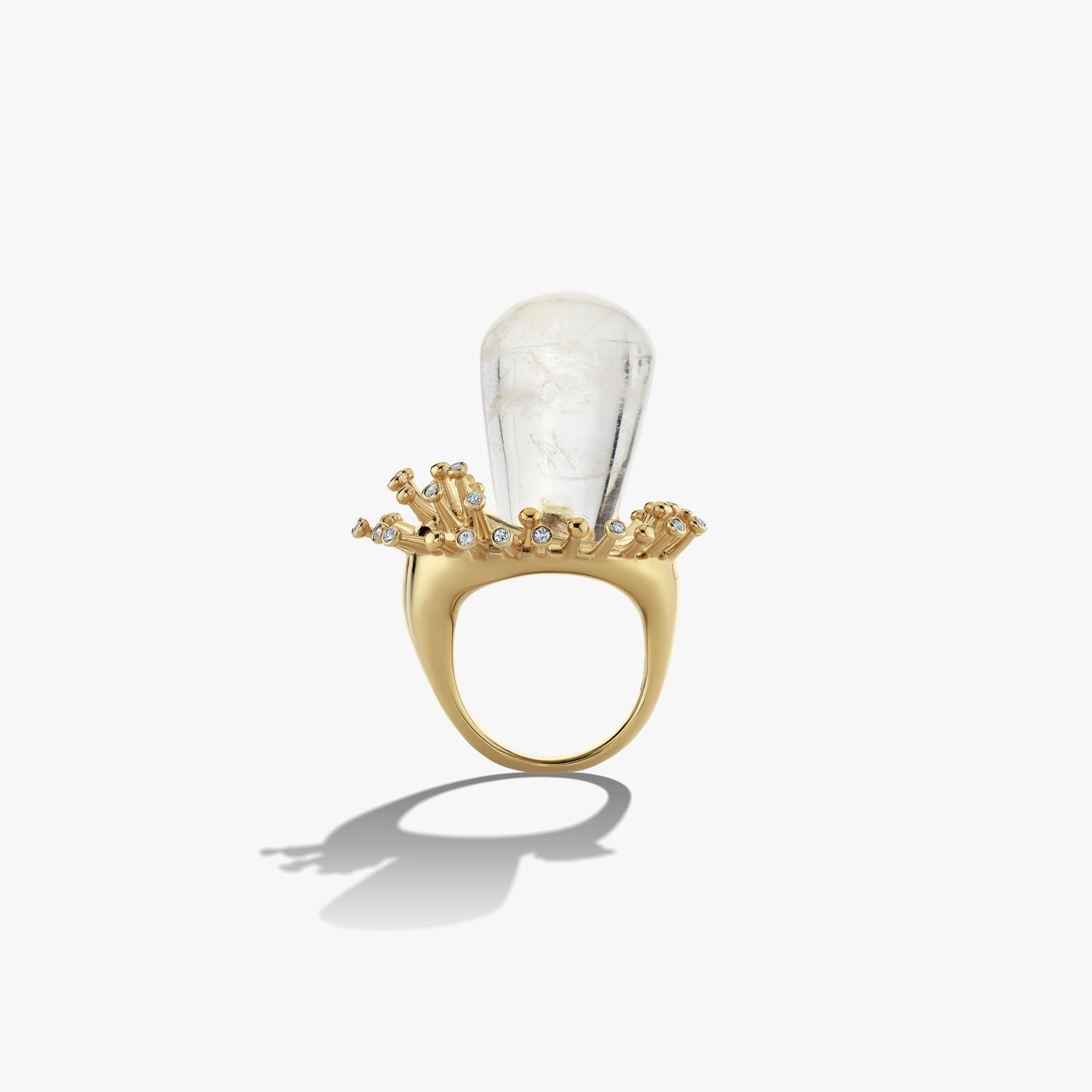 Awe Inspired Rings 14K Yellow Gold Vermeil / 6 Crystal Candy Pop Ring