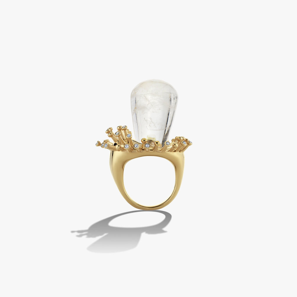 Awe Inspired Rings 14K Yellow Gold Vermeil / 6 Crystal Candy Pop Ring